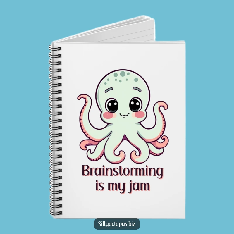 Funny Octopus Computer Notebook: Jot Down Ideas with Humor
